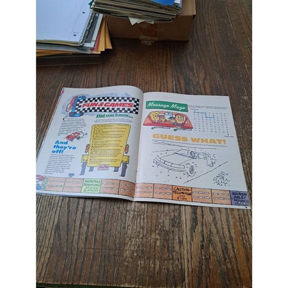 Lot of 3 Days of Thunder Family Fun Books 1990 NASCAR Paramount Exxon Promo - Picture 6 of 12